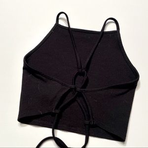Garage Tie Back Crop Top